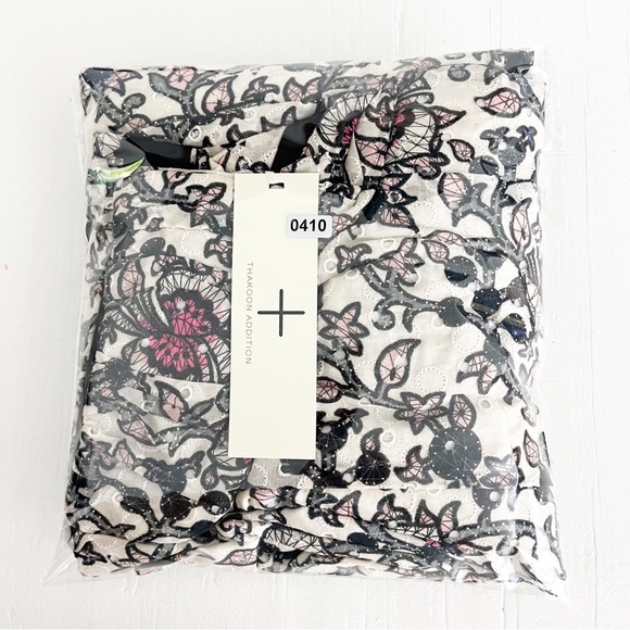 Thakoon Addition Floral Cotton Voile Embroidered Backless Maxi Dress Multicolor - Picture 8 of 8